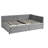 Grey Velvet Bed Frame, Full Size With Two Drawers, And Vertical Stripe , Comfortable Seating Option, Suitable For Cafe Living Area Multiple Use Cases, Office-224830175