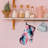 Dreamy Pink-Blue Dye Oven Mitt Cotton Twill