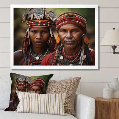 «Clapperton African Tribes», impression sur toile