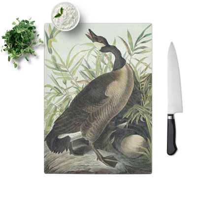 Tempered Glass Canada Goose Chopping Board