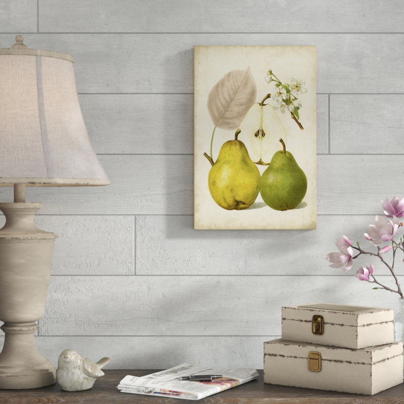 Harvest Pears I by Heinrich Pfeiffer - Wrapped Canvas Painting Print, 46cm H x 30cm W, Wrapped Canvas