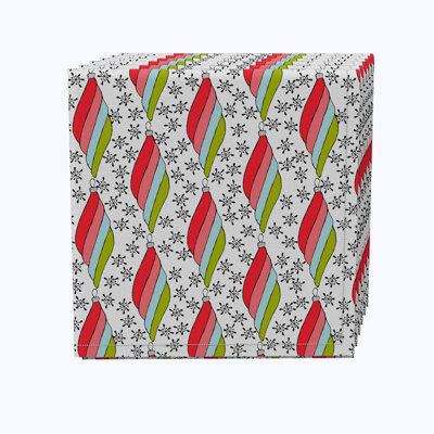 Emyly 100% Cotton Abstract Square Napkin