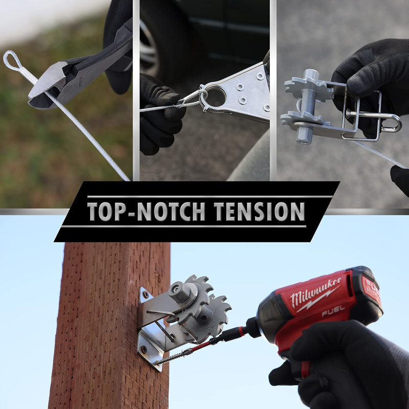 Stainless Steel Hardware Kit with Winch for Rectangle Sun Shade Sails
