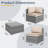 Swain 5-Piece Outdoor Patio Furniture Seating Group with Cushions-254901192