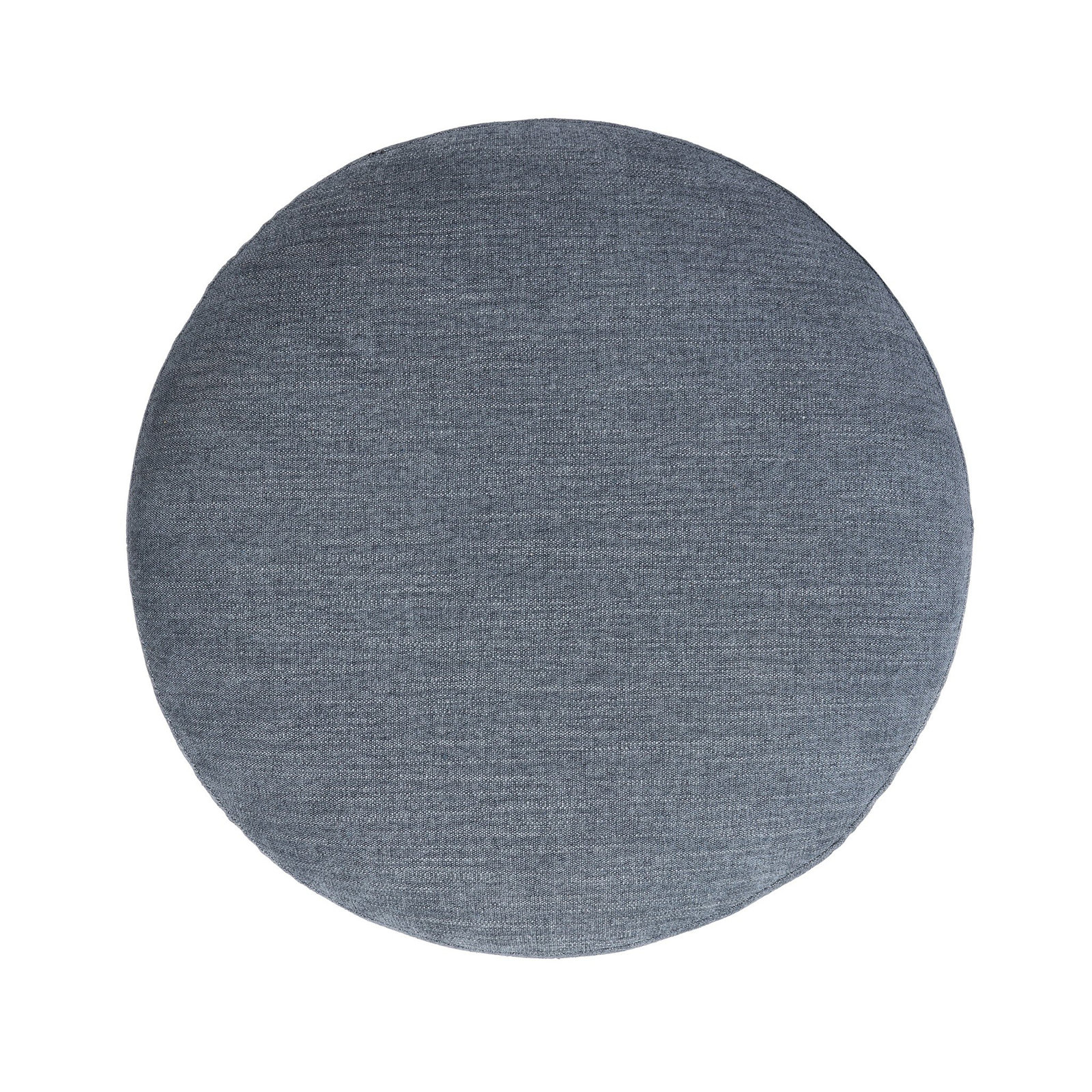 Greta 18" Solid Wood Ottoman, Vintage Parawood, Laughlin Denim