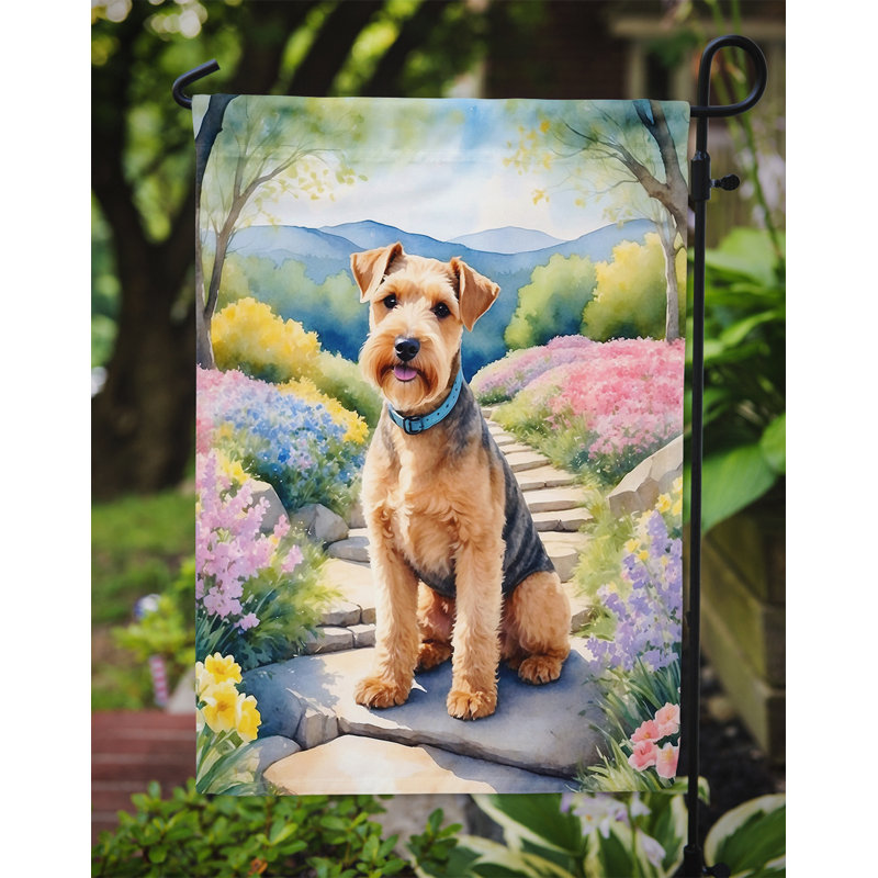 Drapeau de jardin en polyester à double face H 15,5 po x l 11,25 po Selen