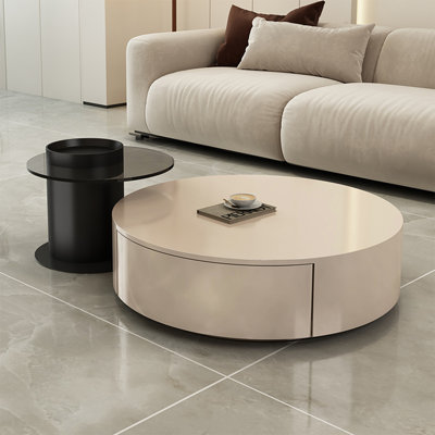 Table basse moderne simple ronde