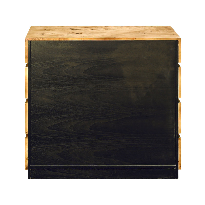 Commode Bromo - grande loupe naturelle, Ronce naturel