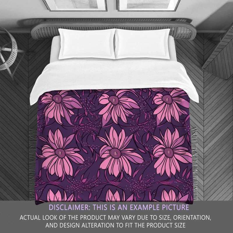 Floral Comforter, Twin Extra Long Comforter