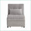Banc de rangement Mid-Century moderne avec plateau relevable brun clair | Brun clair | Mid-Century moderne