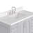 42.25'' Single Bathroom Vanity with Carrara Quartz Top-94668874