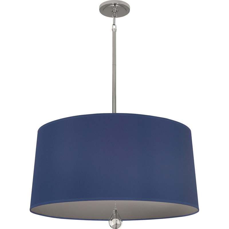 Custis 1 - Light Pendant, Ink Blue/Carter Gray