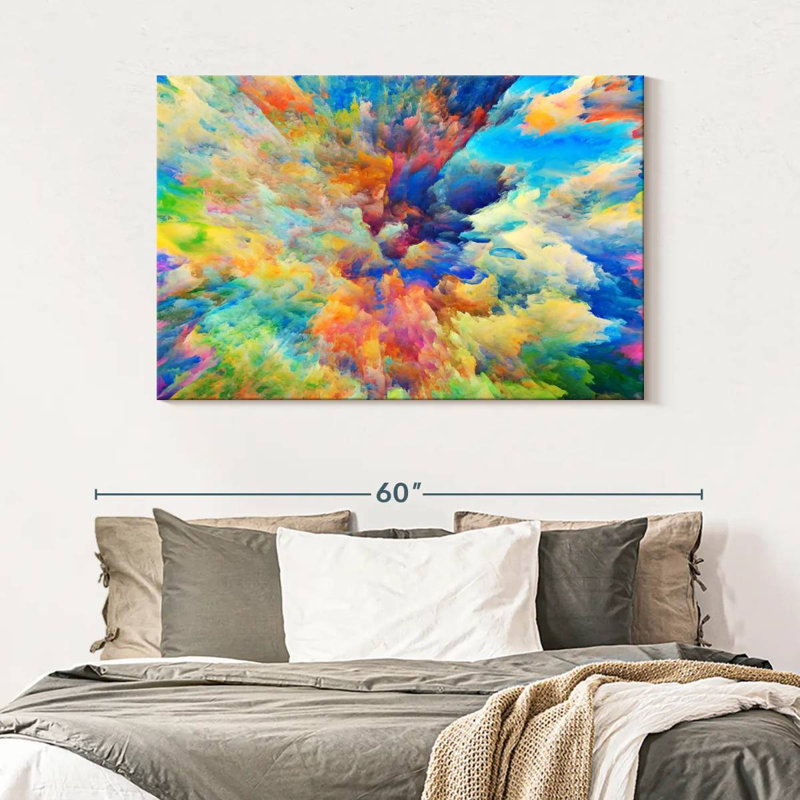 Avery Abstract Clouds, 32" H x 48" W