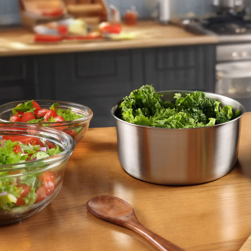 Zyliss Stainless Steel Salad Spinner, 23.3cm H x 13cm W
