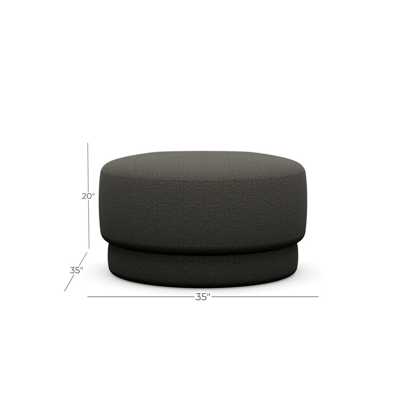 Cremini Medium Ottoman, Sugar Shack 120522
