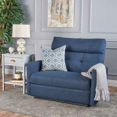 Double Seat Recliner Chair With Plush Cushions
