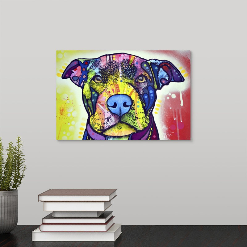 «Love-A-Bull» par Dean Russo - impression, Toile tendue, H 8 po x l 12 po x P 1,5 po