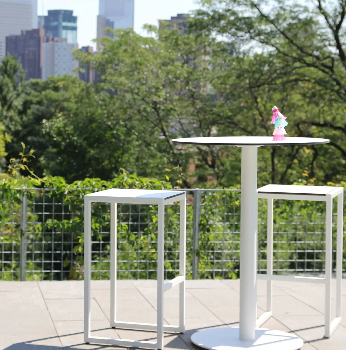 Skiff 29.5'' Plastic / Acrylic Outdoor Bar Table