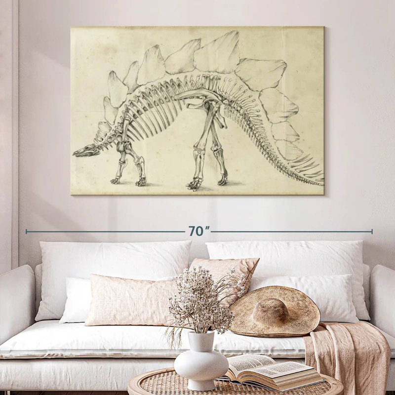 Brampt Dinosaur Study III, H 34 po x l 51 po