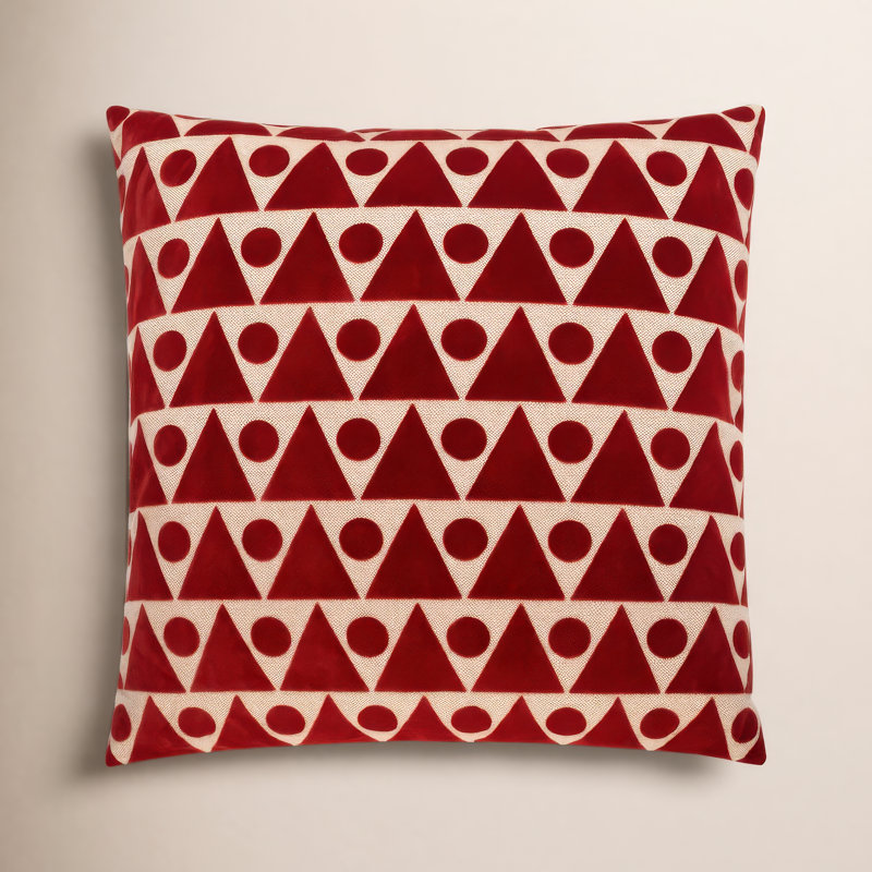 Kilo Pillow Cover & Insert, Red, Square 20"