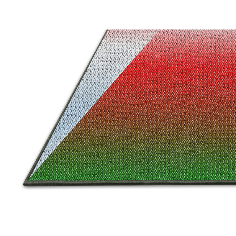 Tapis vert / rouge Quaregnon, Rectangle 2 pi x 3 pi