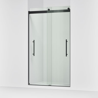 Levity Plus Less Sliding Shower Door, 81-5/8 In. H X 44-5/8 - 47-5/8 In. W, With 3/8 In.-Thick Crystal Clear Glass