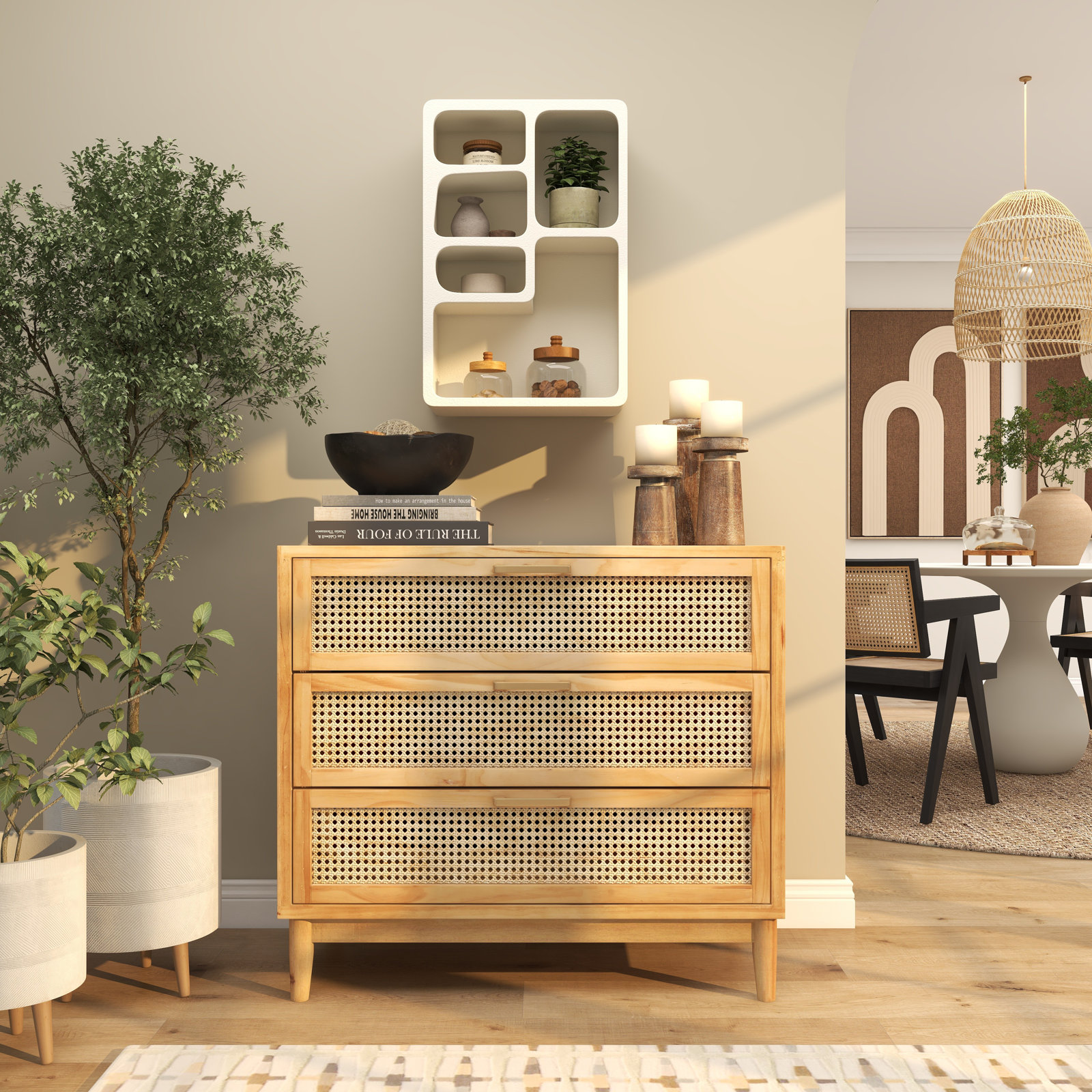 Edesia 5 Piece Accent Shelf