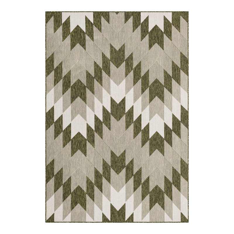 Blox Hower Indoor/Outdoor Area Rug, Rectangle 6'1" x 9'