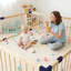 Parc pour bébé en bois, clôture pour enfants d'intérieur et d'extérieur, assemblage sans outil-126327624