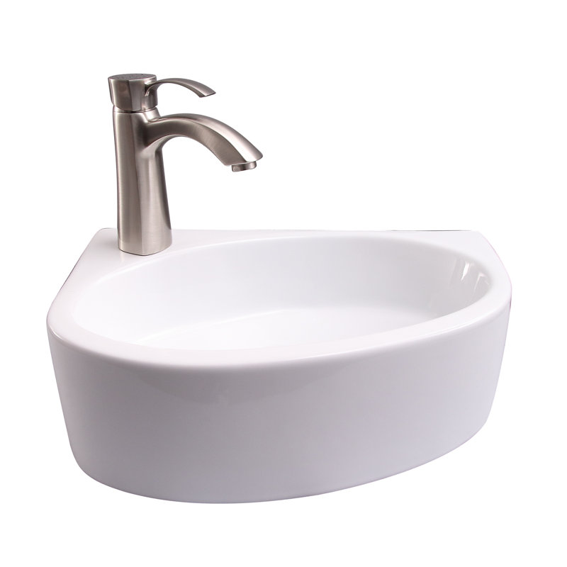 Barclay Alvion 11.75'' White Vitreous China Specialty Bathroom Sink