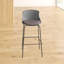 Barbee Upholstered Counter Stool with Metal Frame-49673745