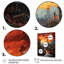 «Semarang Orange Oil Rigs Oil Odyssey», reproduction sur toile-2090230255-2090230254