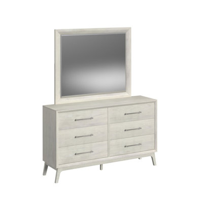 Ensemble commode et miroir Weathers en amande