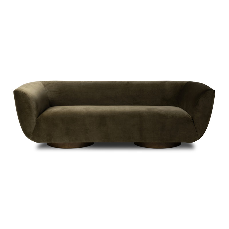 Sabine Sofa, Surrey Olive 76.8% Cotton/23.2% Polyester