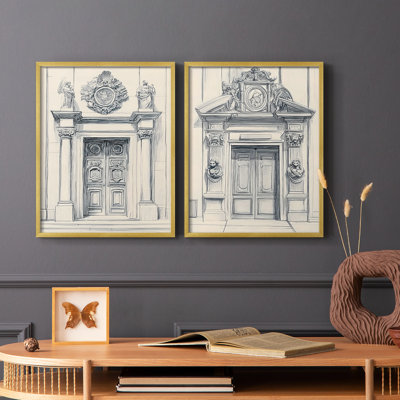 Paysages de la série XXV - reproduction encadrée de qualité supérieure - prête à être accrochée - aucun clou requis - aucun clou requis