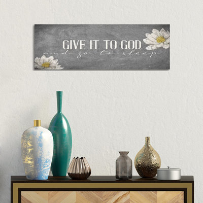 Give It by Kimberly Allen - Panoramic Print on Canvas