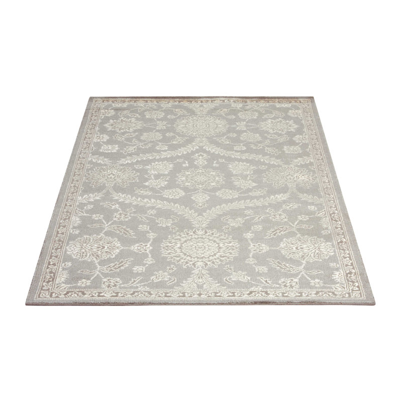Carlie Viscose Oriental Indoor Rug, Rectangle 3'5" x 5'5"