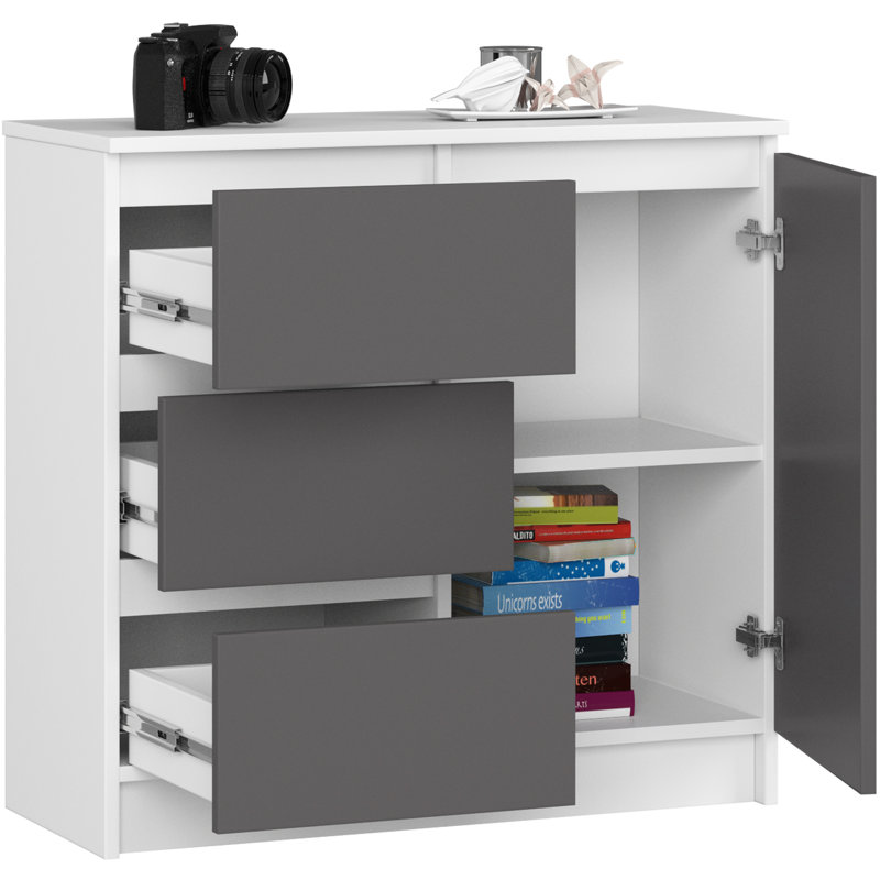 Smajil 3 -Drawer Console