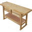 Établi 60 po avec 4 tiroirs en bois pour atelier et maison