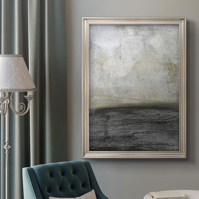 «Misty Landscape», reproduction sur toile encadrée, L 21 po x H 25 po