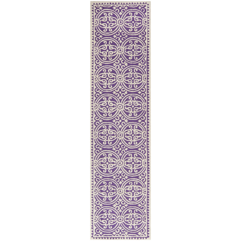 Cambridge Hand Tufted Wool Geometric Rug, Runner 2'6" x 12'