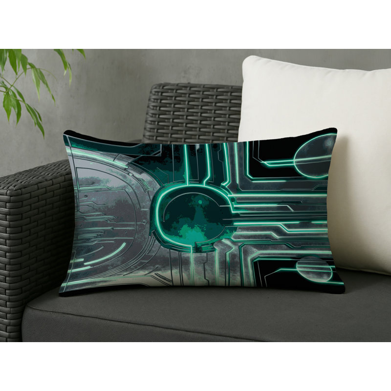 Astro Rift Indoor And Outdoor Throw Pillow, Rectangle 18"H x 25"W