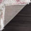 Cuanaic Trellis Shag Performance White/Pink Rug-1558109975
