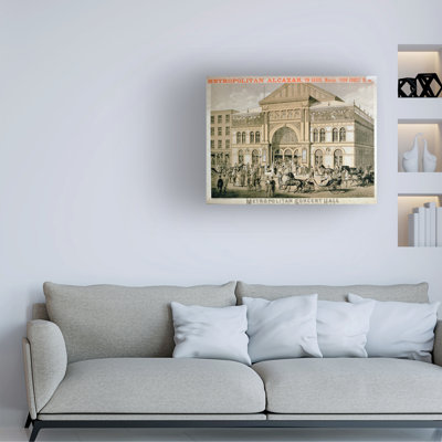 American School Themetropolitan Alcazar Concert Hall, New York Canvas Art