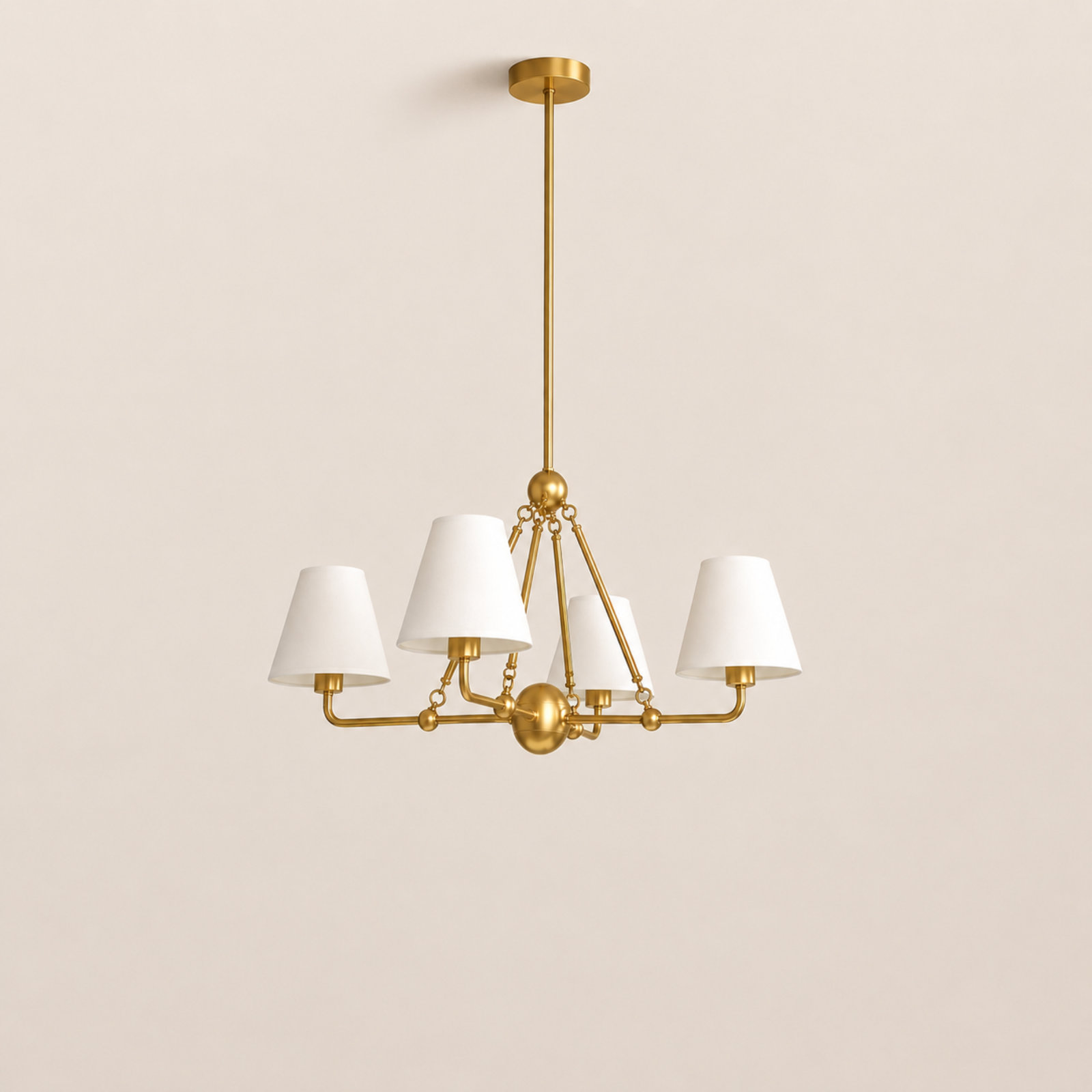 Rome 4-Light Pendant, White