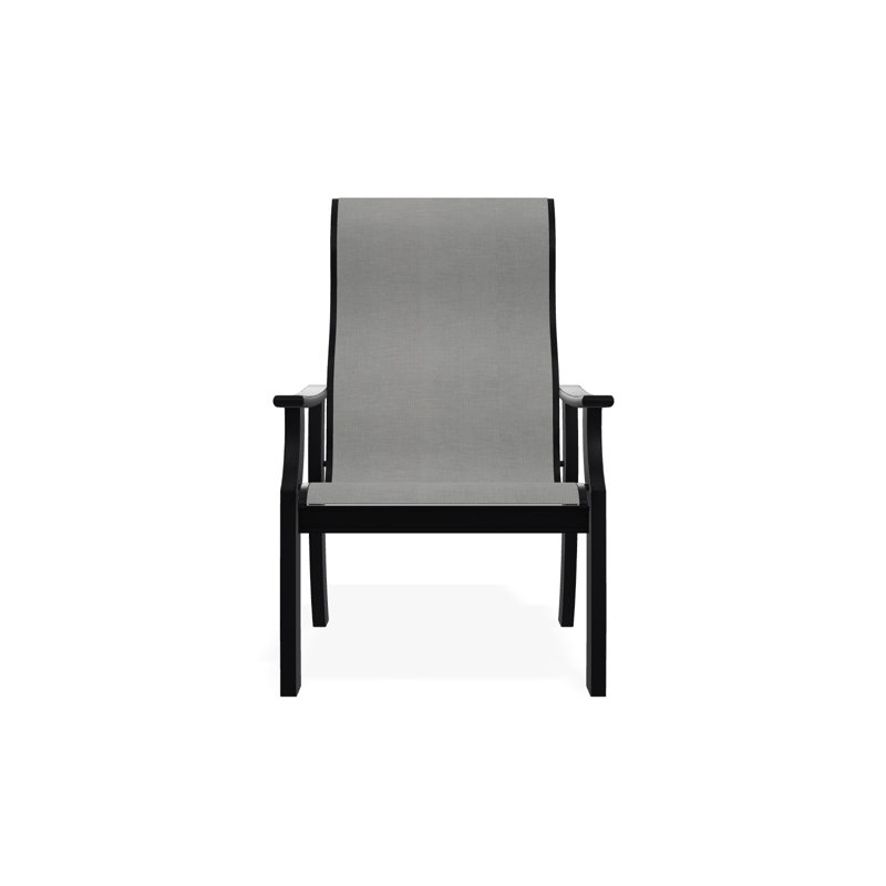 Fauteuil St. Catherine Sling, Noir, Alliage Sunbrella®