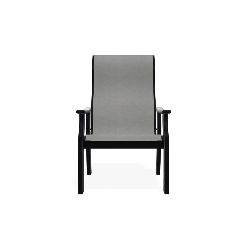 Fauteuil St. Catherine Sling, Noir, Alliage Sunbrella®