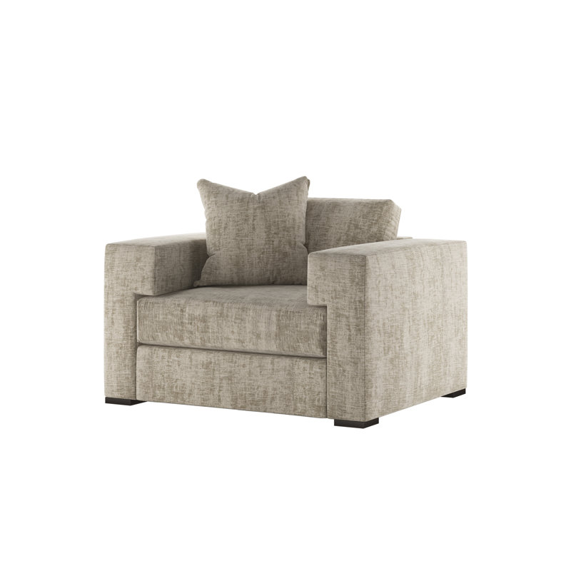 Fauteuil d'appoint Gabrielle, Expresso, Churchill Driftwood (tissu performance) 6137-92