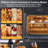 24" Stainless Steel Electric Single Wall Oven, 2.5 Cu.Ft Convection Built-In Oven with Touch Screen, 3000W, 240V