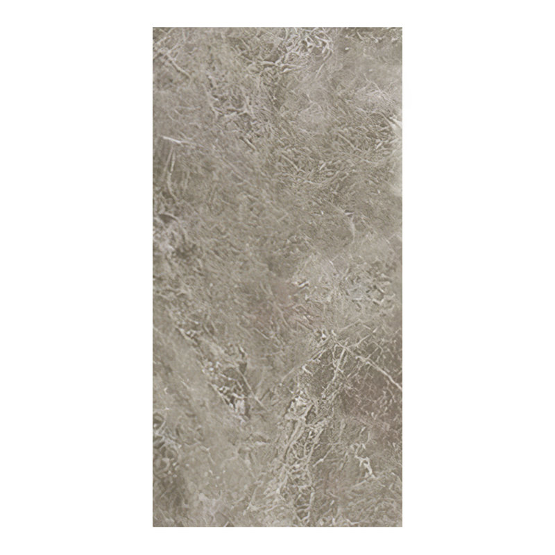 Deivids Peel and Stick Marble Wall Tile, Black